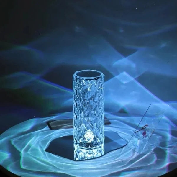 CRYSTAL ROSE LAMP